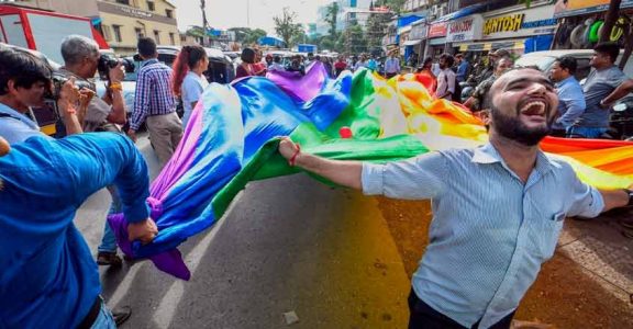 Rainbow Flags Greet SC Verdict On Gay Sex Latest India News Onmanorama