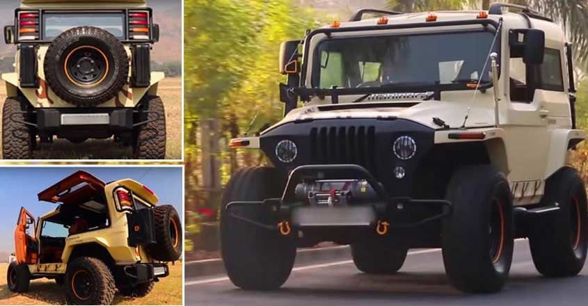 This modified Thar is completely legal on the roads | Autos | English