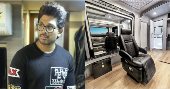 Allu Arjun Shares Photos Of Newly Upgraded Vanity Van Entertainment News English Manorama newly upgraded vanity van