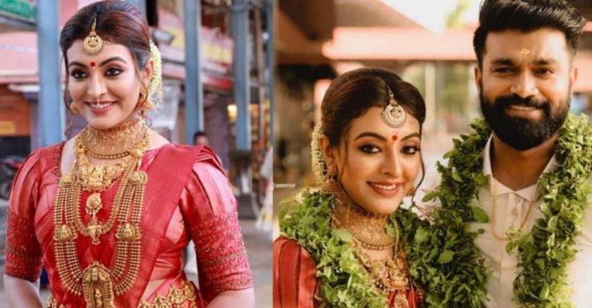 Actress Durga Krishna gets married to Arjun Raveendran