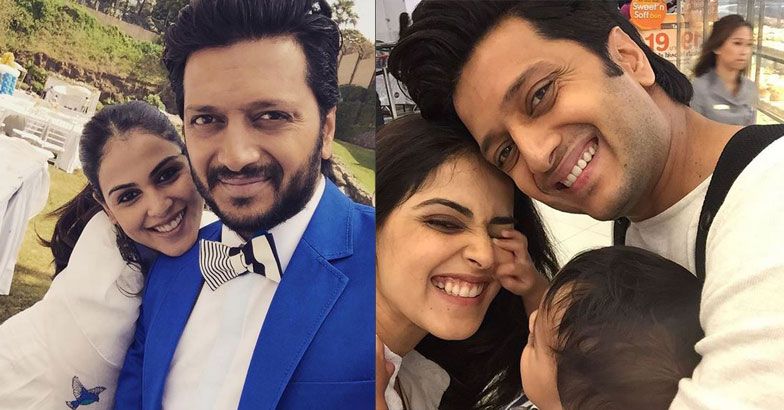 Have you seen this adorable family picture of Genelia & Riteish ...