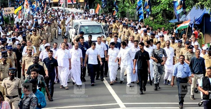 Rahul Gandhis Bharat Jodo Yatra Enters Kerala 5967