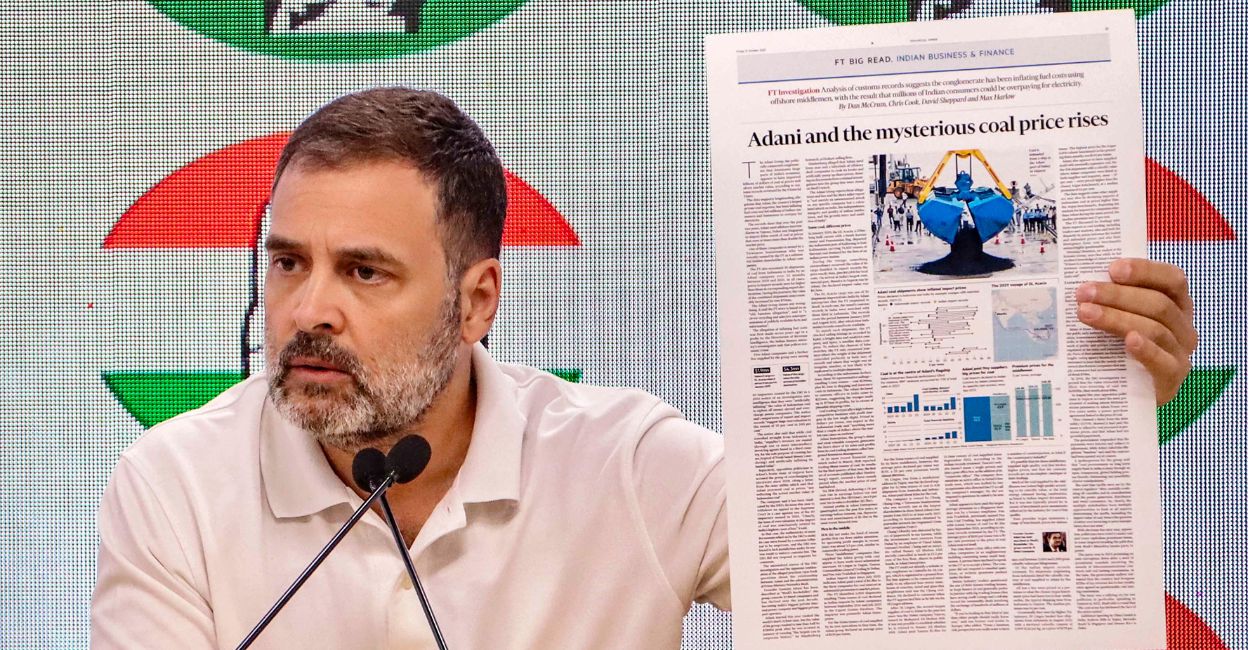 Rahul Gandhi cites media report to level fresh corruption allegations against Adani Group