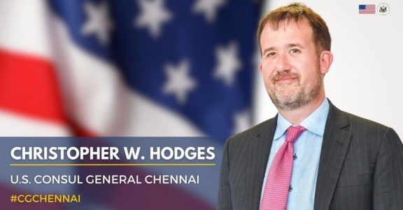 Christopher W Hodges new US Consul General in Chennai