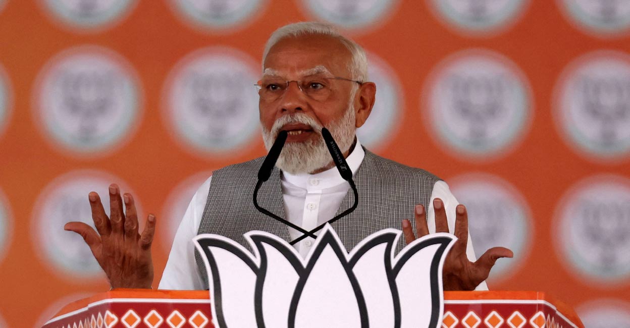 Congress trying to divide Hindus for appeasement politics, alleges Modi