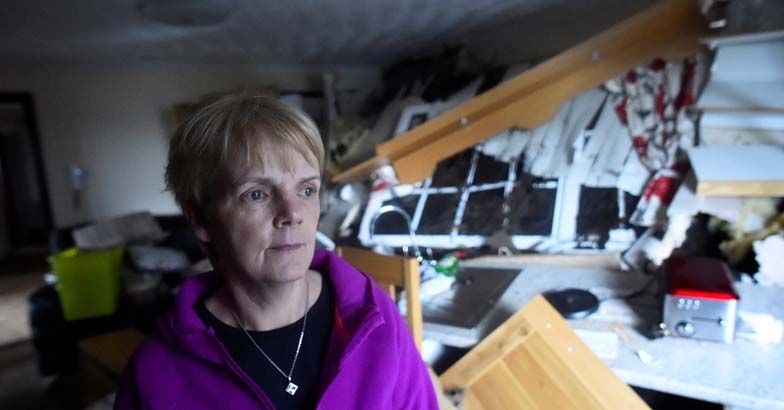 Irish woman has miraculous escape after landslide hits house | Ireland ...