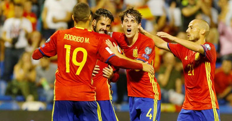 Spain book World Cup spot with slick win over Albania | Spain World Cup ...