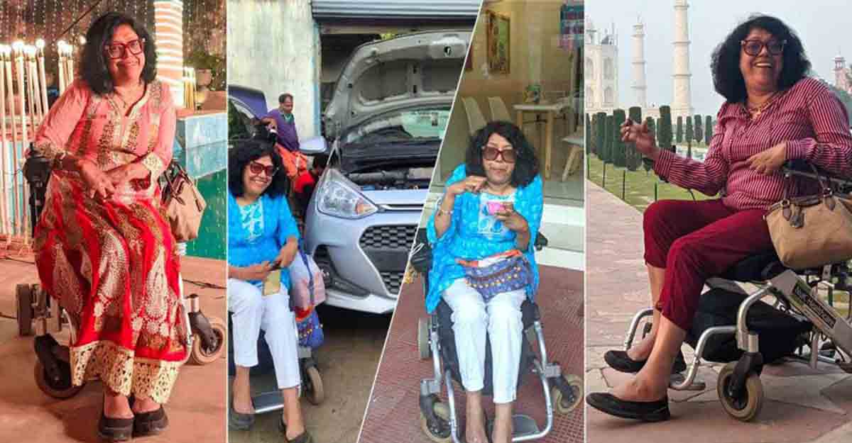 Wheelchair-bound Indian woman travels to 58 countries 