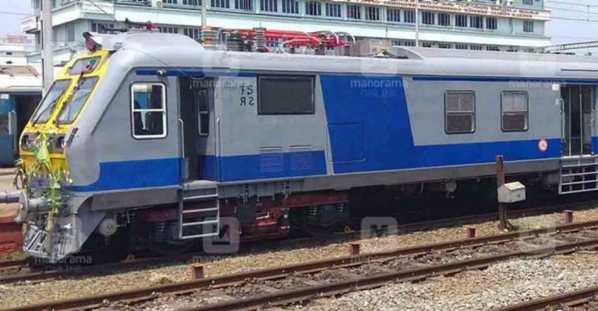 new-memu-rake-between-chennai-and-arakkonam-introduced-the-new-indian